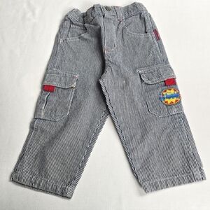 Vintage Thomas & Friends Thomas The Train Conductor Cargo Pants Toddler Size 2T